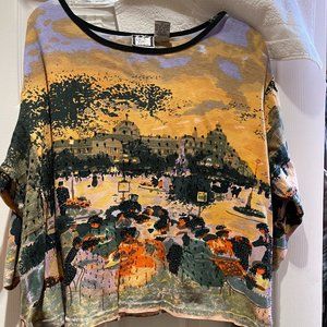 pretty & cool background rome/italy shirt glittery